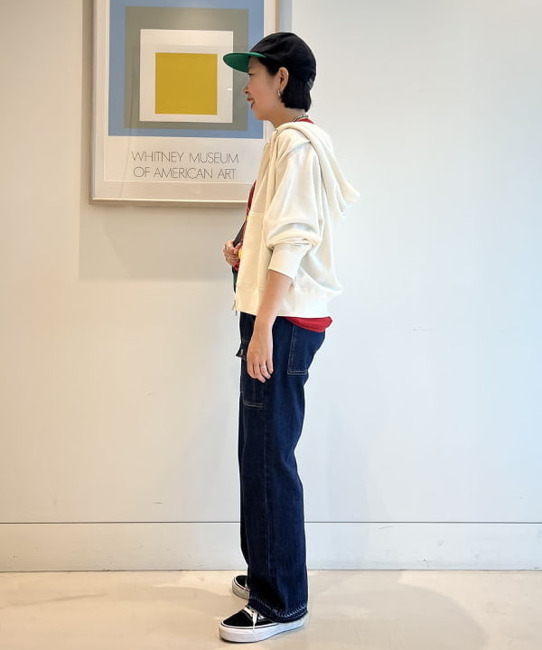 ミナミマリコさんの「BEAMS WOMEN｜デニム ブッシュ パンツ」を使ったコーディネート