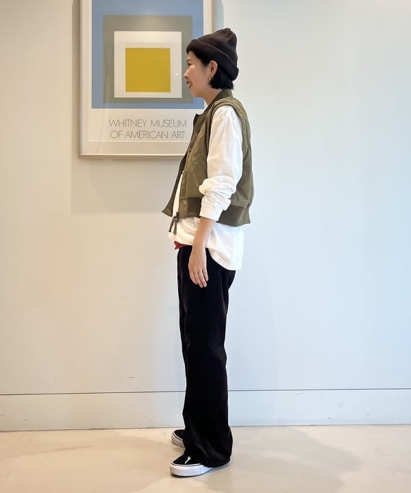 ミナミマリコさんの「BEAMS WOMEN｜organicsta / 2ロール ビーニー」を使ったコーディネート