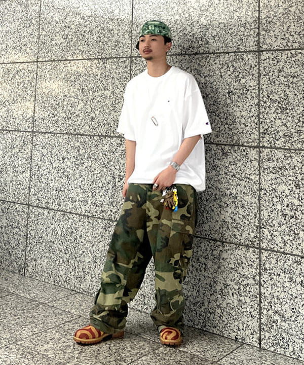 ムファサさんの「BEAMS WOMEN｜B.BICMINI_C/NECK」を使ったコーディネート