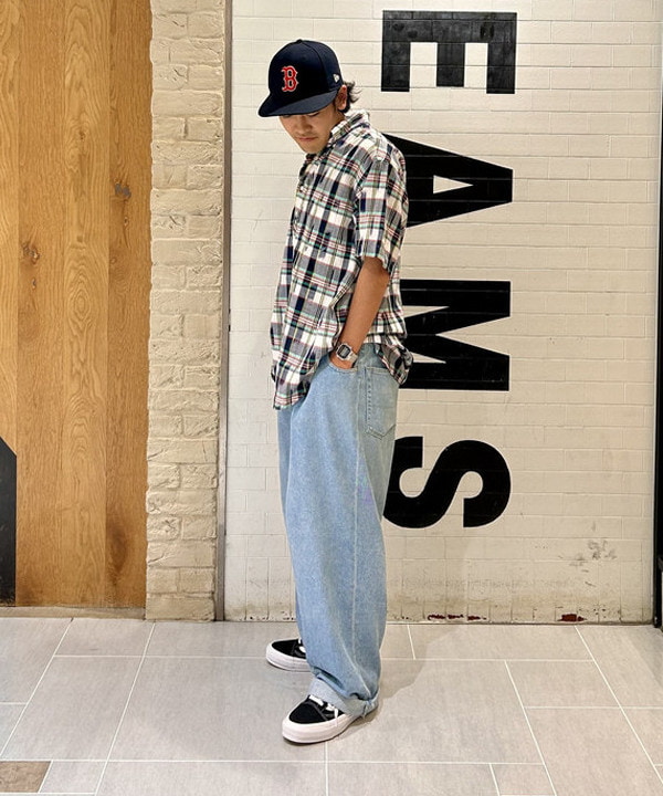 Shutoさんの「BEAMS WOMEN｜B.D. Pullover Classic-fit Ikat Madras」を使ったコーディネート