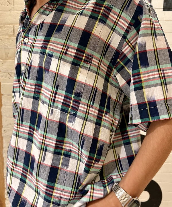 Shutoさんの「BEAMS WOMEN｜B.D. Pullover Classic-fit Ikat Madras」を使ったコーディネート