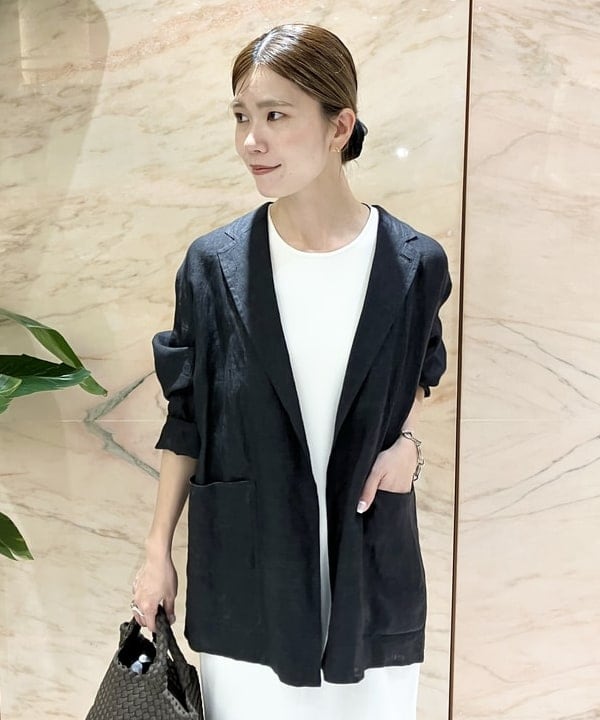 AONO SHIKAMAさんの「BEAMS WOMEN｜■Bon Bon Store / ドット エンブロイダリー 日傘」を使ったコーディネート