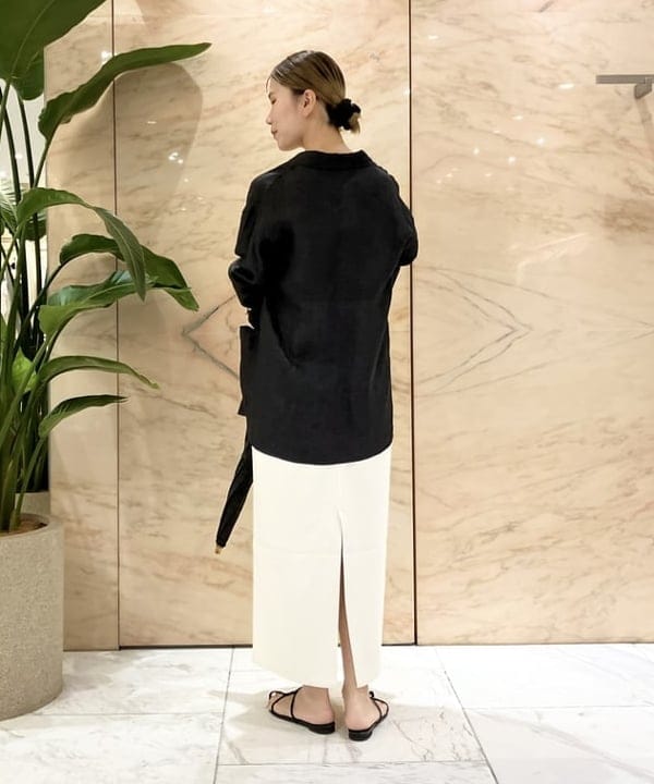 AONO SHIKAMAさんの「BEAMS WOMEN｜■Bon Bon Store / ドット エンブロイダリー 日傘」を使ったコーディネート