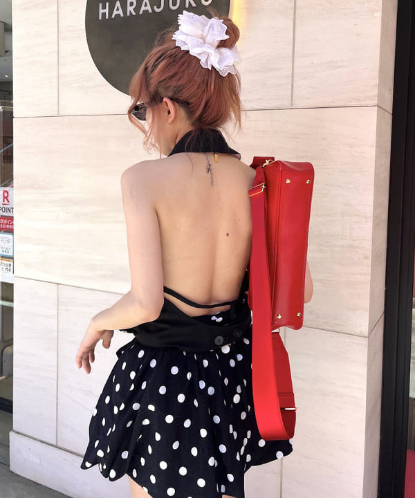 コスゲさんの「BEAMS WOMEN｜RBS / ホルターネック ジレ」を使ったコーディネート