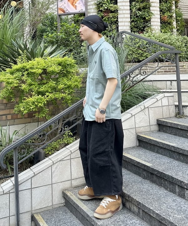 吉田 洸輝さんの「BEAMS WOMEN｜【別注】FRED PERRY / 鹿の子 ショートスリーブ シャツ」を使ったコーディネート