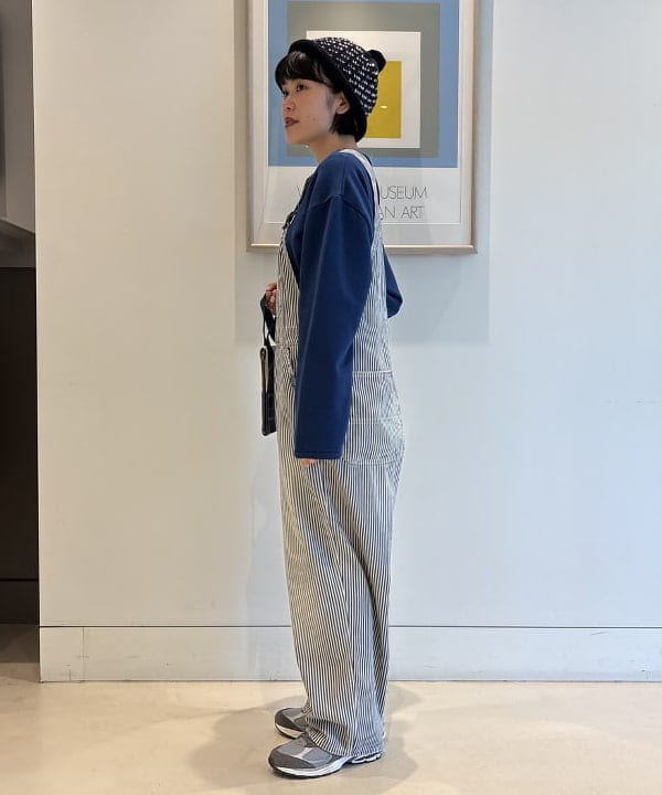 葵さんの「BEAMS WOMEN｜【別注】BIGMAC / ヒッコリー オーバーオール」を使ったコーディネート
