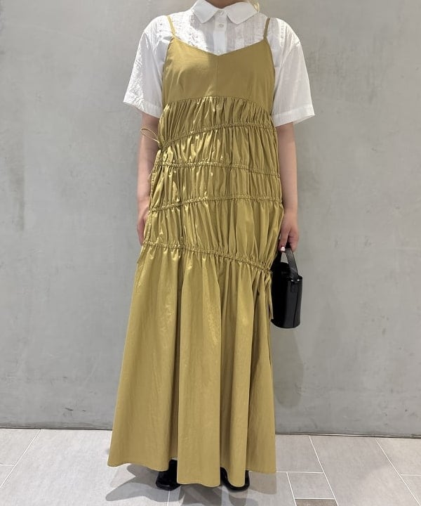 大石彩可さんの「BEAMS WOMEN｜YAHKI / YH-731 クロスボディバッグ」を使ったコーディネート