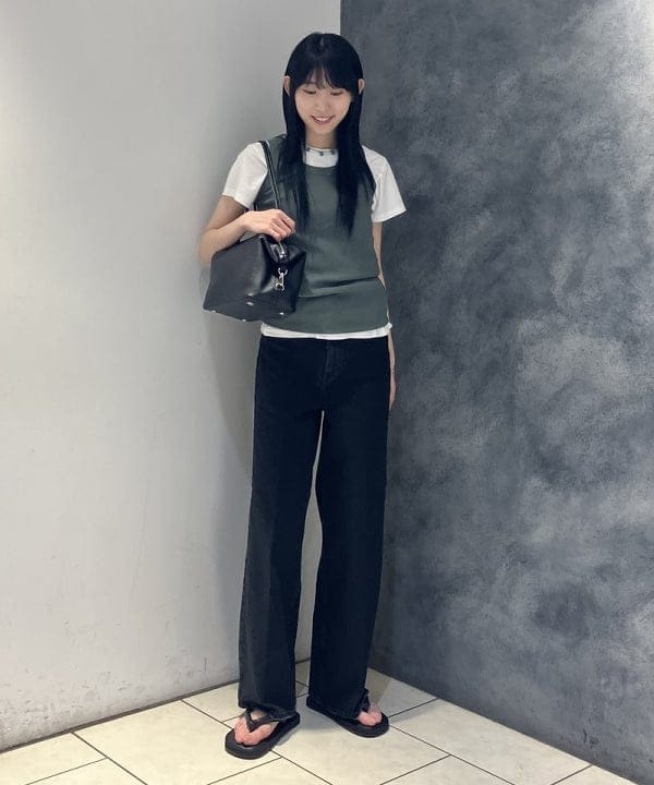 nodokaさんの「BEAMS WOMEN｜ハイツイスト プレーンTシャツ」を使ったコーディネート