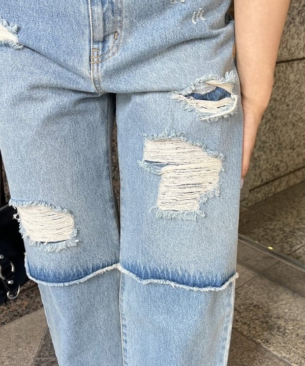 あさひさんの「BEAMS WOMEN｜メッシュ ニット ポロシャツ」を使ったコーディネート