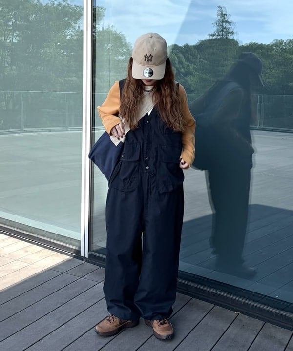 カスタニ モモノさんの「BEAMS WOMEN｜【別注】NEW ERA / 940 Easy Snap MLB」を使ったコーディネート