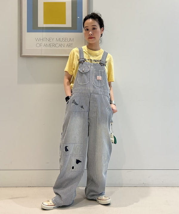 清水 彩乃さんの「BEAMS WOMEN｜【別注】NEW ERA / BBロゴ キャップ キーホルダー」を使ったコーディネート