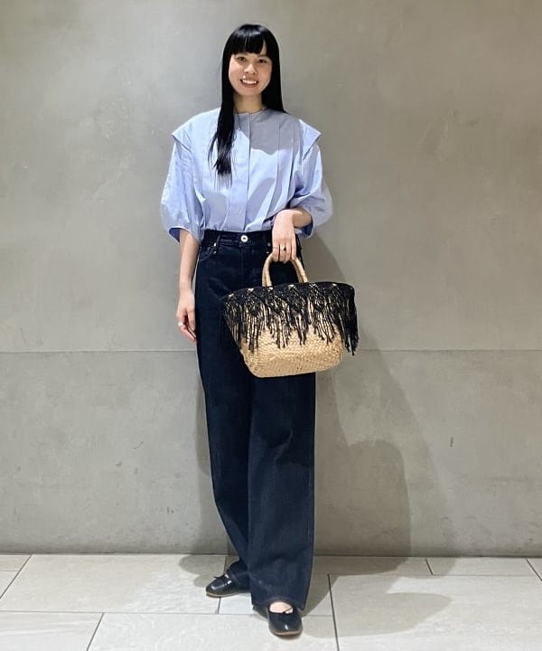 OSUMIさんの「BEAMS WOMEN｜【別注】upper hights / THE NIECE MIDRISE デニムパンツ」を使ったコーディネート