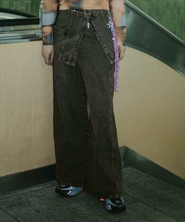 ゆいさんの「BEAMS WOMEN｜デニム ジップ ビスチェ」を使ったコーディネート