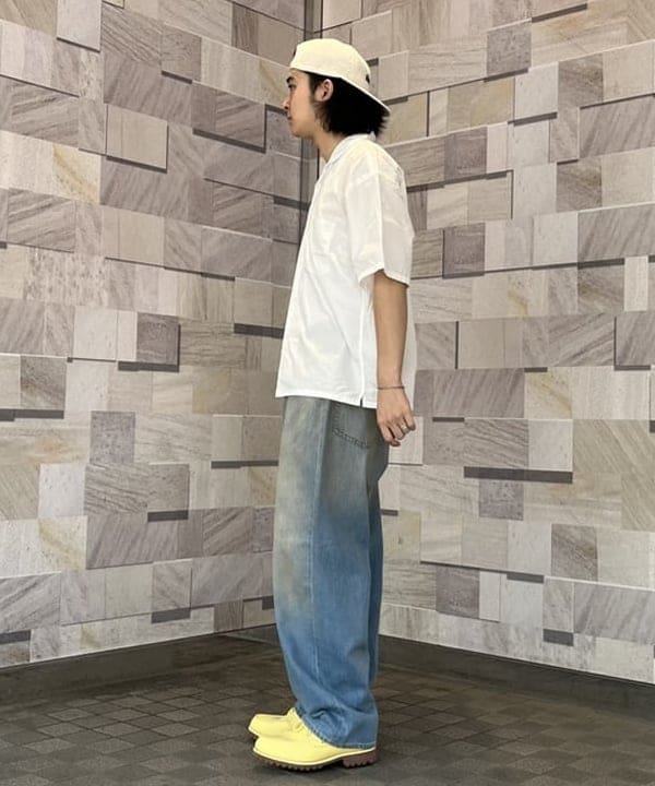 久保田 耀さんの「ワイドストレート デニムパンツ」を使ったコーディネート