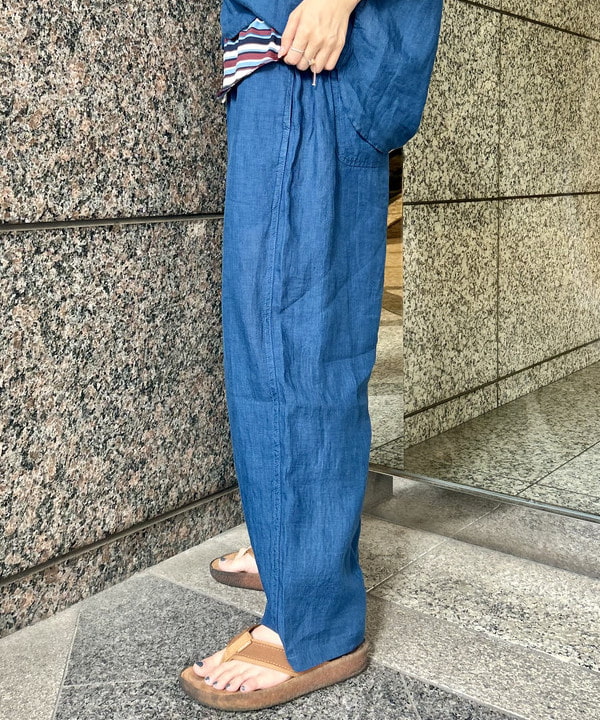 小原 もこさんの「BEAMS WOMEN｜折り畳み バケット ハット」を使ったコーディネート