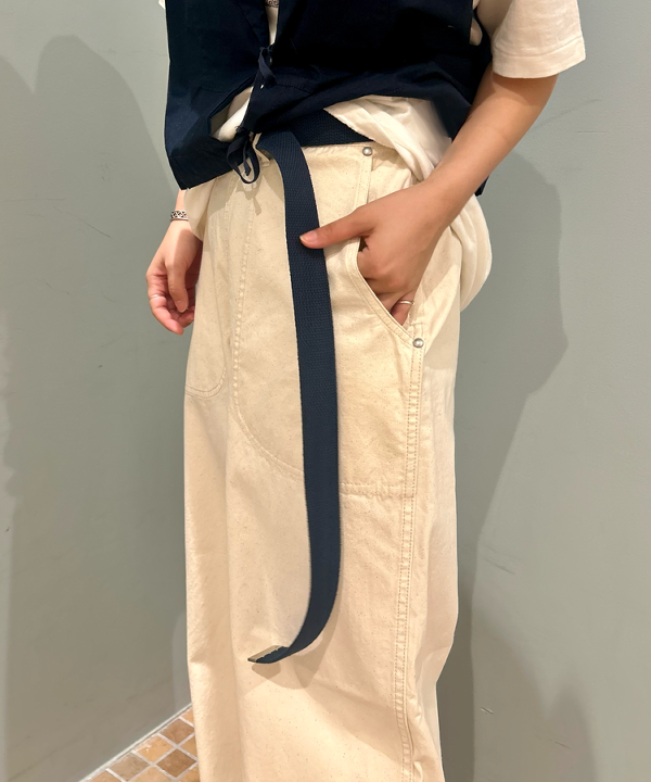 ばるたんさんの「BEAMS WOMEN｜BEAMS BOY / USA テープベルト NEW」を使ったコーディネート