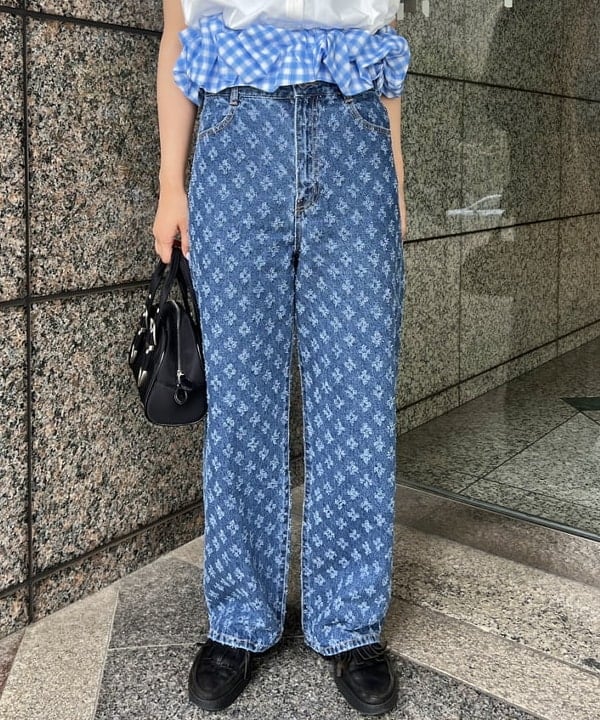 あさひさんの「BEAMS WOMEN｜ショルダーパッド フレンチスリーブ シャツ」を使ったコーディネート