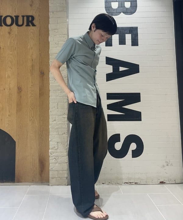 マツミヤさんの「BEAMS WOMEN｜【別注】FRED PERRY / 鹿の子 ショートスリーブ シャツ」を使ったコーディネート