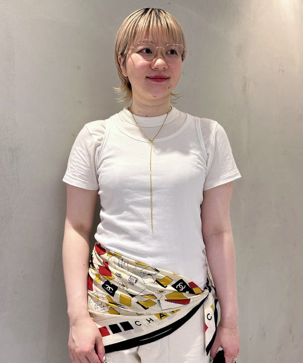 スミレさんの「BEAMS WOMEN｜ボーイ ベーシック Tシャツ」を使ったコーディネート