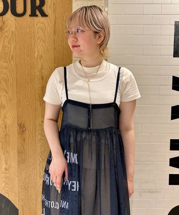 スミレさんの「BEAMS WOMEN｜【別注】Healthknit / リブ タンク セット」を使ったコーディネート