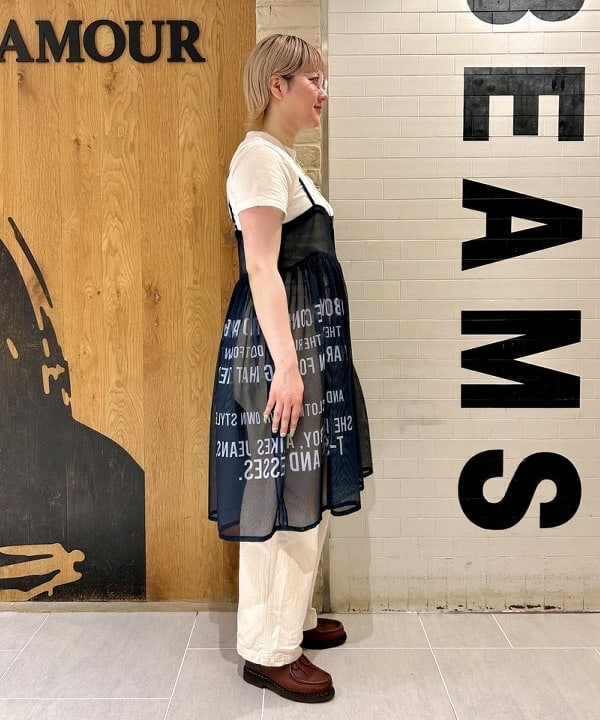 スミレさんの「BEAMS WOMEN｜【別注】Healthknit / リブ タンク セット」を使ったコーディネート