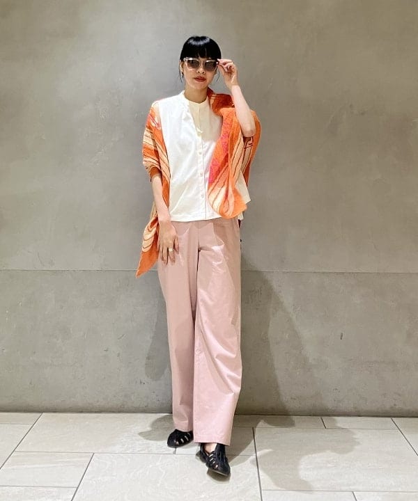 OSUMIさんの「BEAMS WOMEN｜manipuri / フィッシュ リネン ストール」を使ったコーディネート