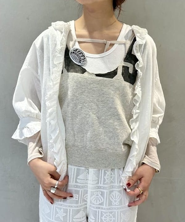 ナツハさんの「BEAMS WOMEN｜ボーイ マリン レース パンツ」を使ったコーディネート