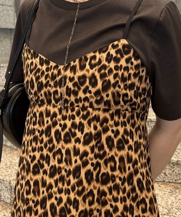 YABUさんの「BEAMS WOMEN｜プリント キャミ ワンピース」を使ったコーディネート