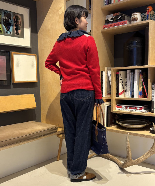 葵さんの「BEAMS WOMEN｜リバティ パッチ カーディガン」を使ったコーディネート