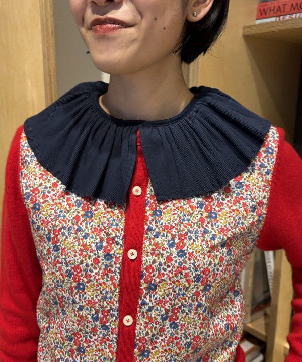 葵さんの「BEAMS WOMEN｜リバティ パッチ カーディガン」を使ったコーディネート