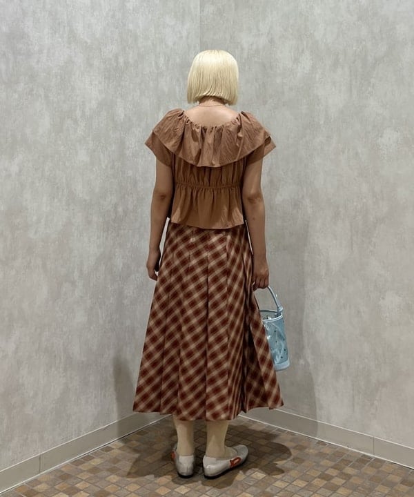 あさひさんの「BEAMS WOMEN｜メッシュ シャイニー バッグ」を使ったコーディネート