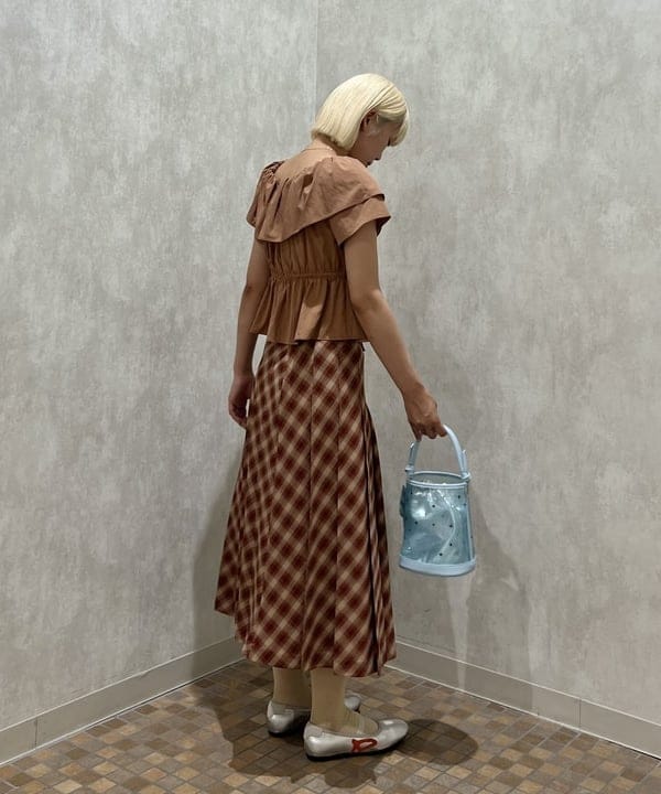 あさひさんの「BEAMS WOMEN｜メッシュ シャイニー バッグ」を使ったコーディネート