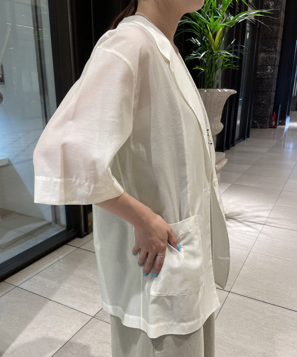 SAKAIさんの「BEAMS WOMEN｜シアー オーバー テーラージャケット」を使ったコーディネート