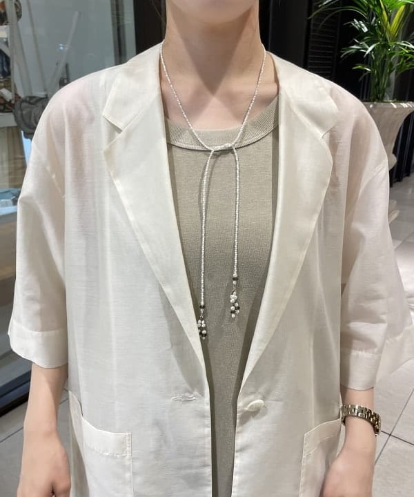 SAKAIさんの「BEAMS WOMEN｜シアー オーバー テーラージャケット」を使ったコーディネート