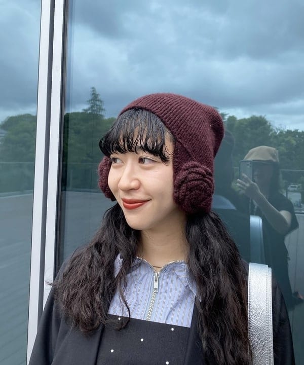 マツド ユメカさんの「BEAMS WOMEN｜ドットプリント ミニ キャミワンピース」を使ったコーディネート
