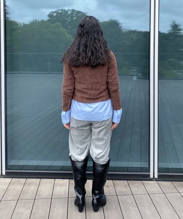 マツド ユメカさんの「BEAMS WOMEN｜Ｗカラー レイヤード シャツ」を使ったコーディネート