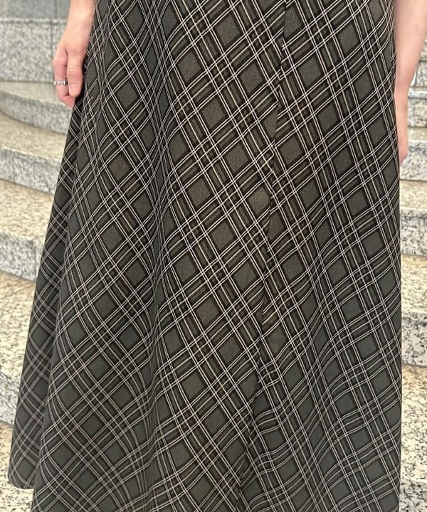 Sakiさんの「BEAMS WOMEN｜プリント キャミ ワンピース」を使ったコーディネート