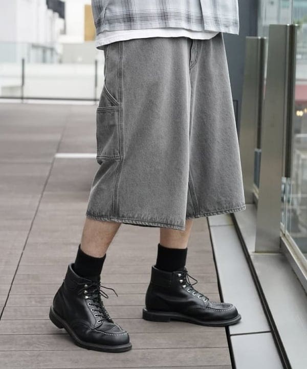 SUDOさんの「BEAMS WOMEN｜オンブレチェック オープンカラー シャツ」を使ったコーディネート