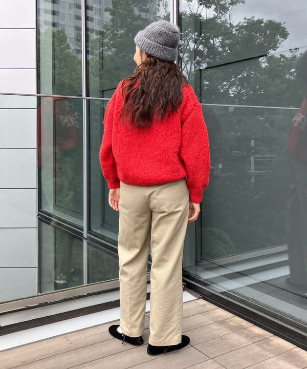 おのすさんの「BEAMS WOMEN｜【別注】Dickies / 2プリーツ パンツ」を使ったコーディネート