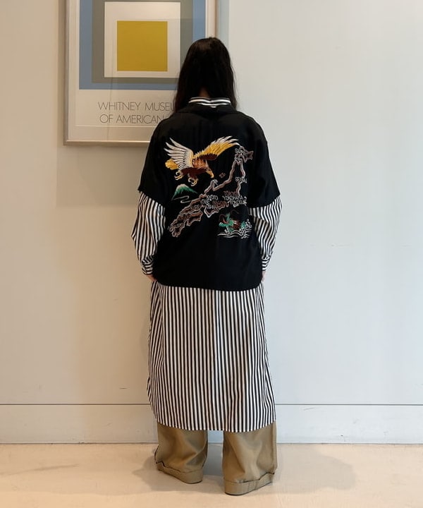 清水 彩乃さんの「BEAMS WOMEN｜【別注】テーラー東洋 / SUKA SHIRT」を使ったコーディネート