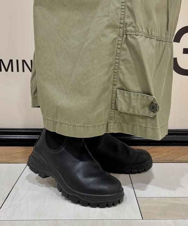 つぼさんの「BEAMS WOMEN｜【別注】NEEDLES / ベロア Uネック Tシャツ」を使ったコーディネート