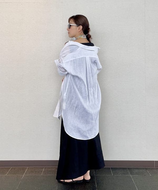 住吉　明佳さんの「BEAMS WOMEN｜ポインテッド ヌードサンダル .M」を使ったコーディネート