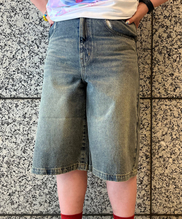 あゆさんの「BEAMS WOMEN｜デニム ハーフ パンツ」を使ったコーディネート