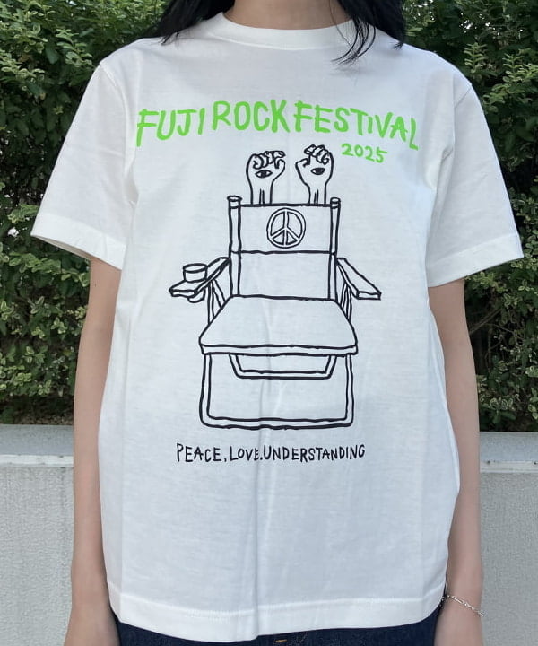 nodokaさんの「BEAMS WOMEN｜〈WOMEN〉FUJI ROCK FESTIVAL'25 / UENO KOSEI Hello, It&rsquo;s me T-SHIRT」を使ったコーディネート