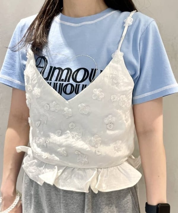 カタヤマ アヤさんの「BEAMS WOMEN｜ダメージ スウェット パンツ」を使ったコーディネート