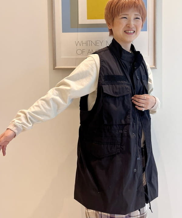 木村 梨香さんの「BEAMS WOMEN｜ファティーグ ベスト」を使ったコーディネート