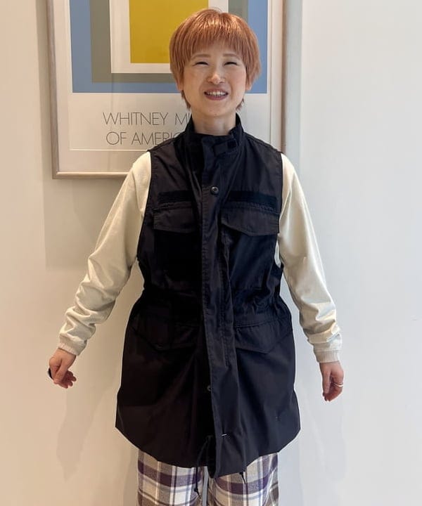 木村 梨香さんの「BEAMS WOMEN｜ファティーグ ベスト」を使ったコーディネート