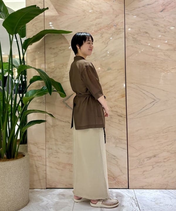 ゆうかさんの「BEAMS WOMEN｜A VACATION / TINY LEOPARD ミニ トートバッグ」を使ったコーディネート