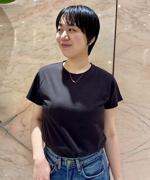 ゆうかさんの「BEAMS WOMEN｜B SIDES / RELAXED CUFFED LASSO デニムパンツ」を使ったコーディネート