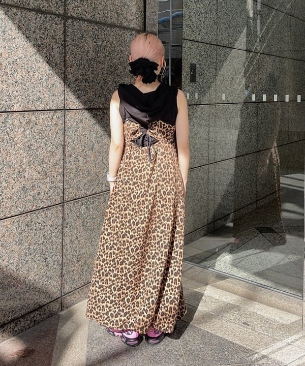 まゆちゃんさんの「BEAMS WOMEN｜プリント キャミ ワンピース」を使ったコーディネート